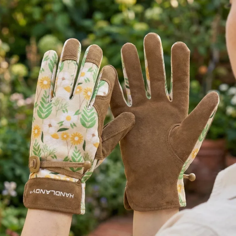 womens leather gardening gloves, heavy duty leather gardening gloves