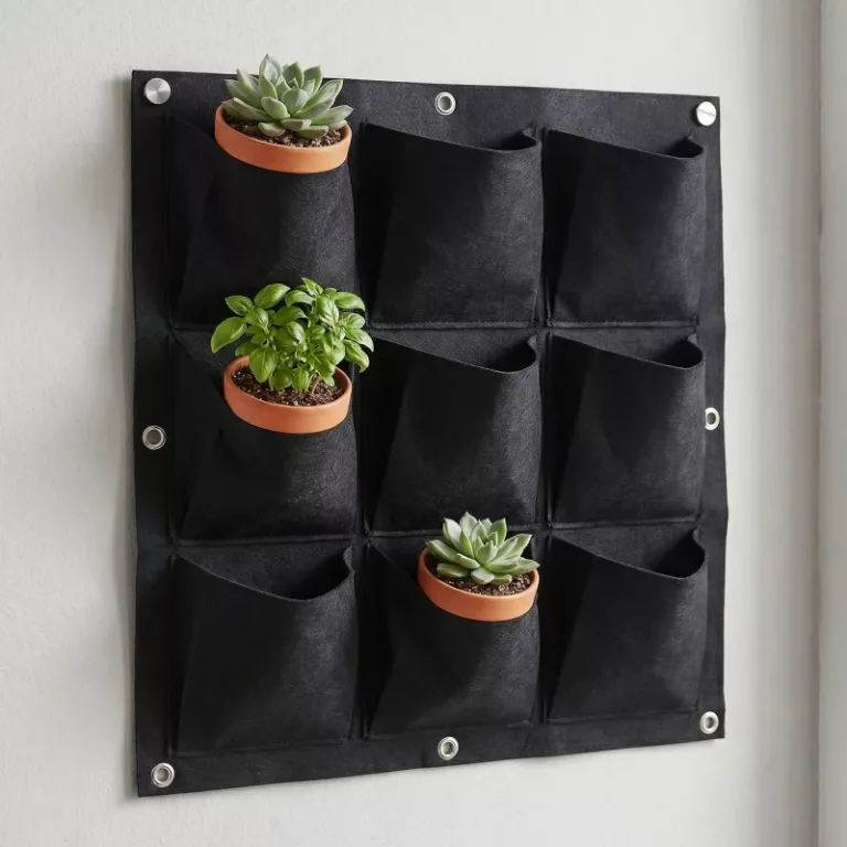 wall hanging planting bags, vertical garden bags, hanging plant pockets, garden hanging bags