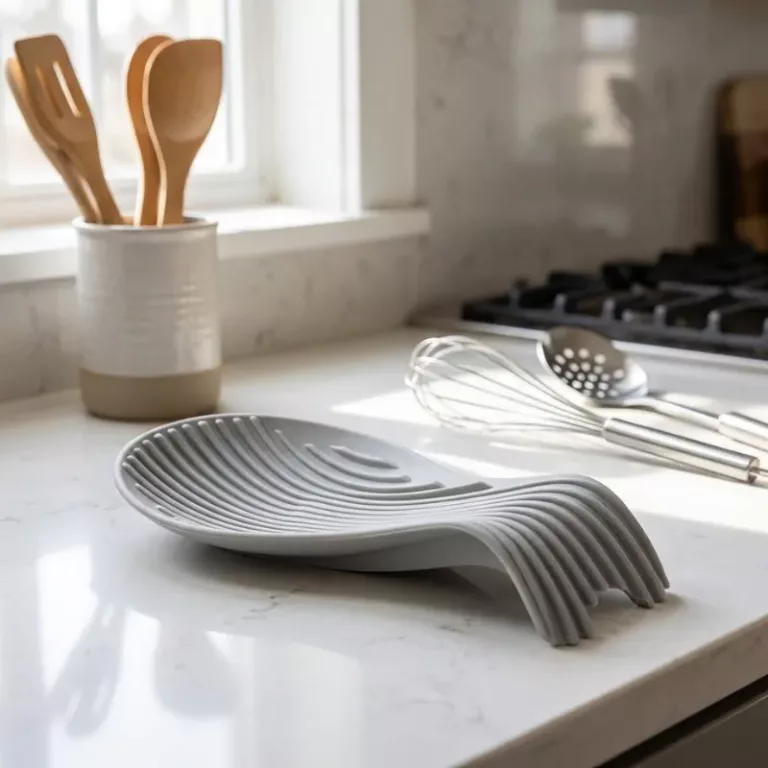 silicone spoon rest, silicone spoon rest utensil holder